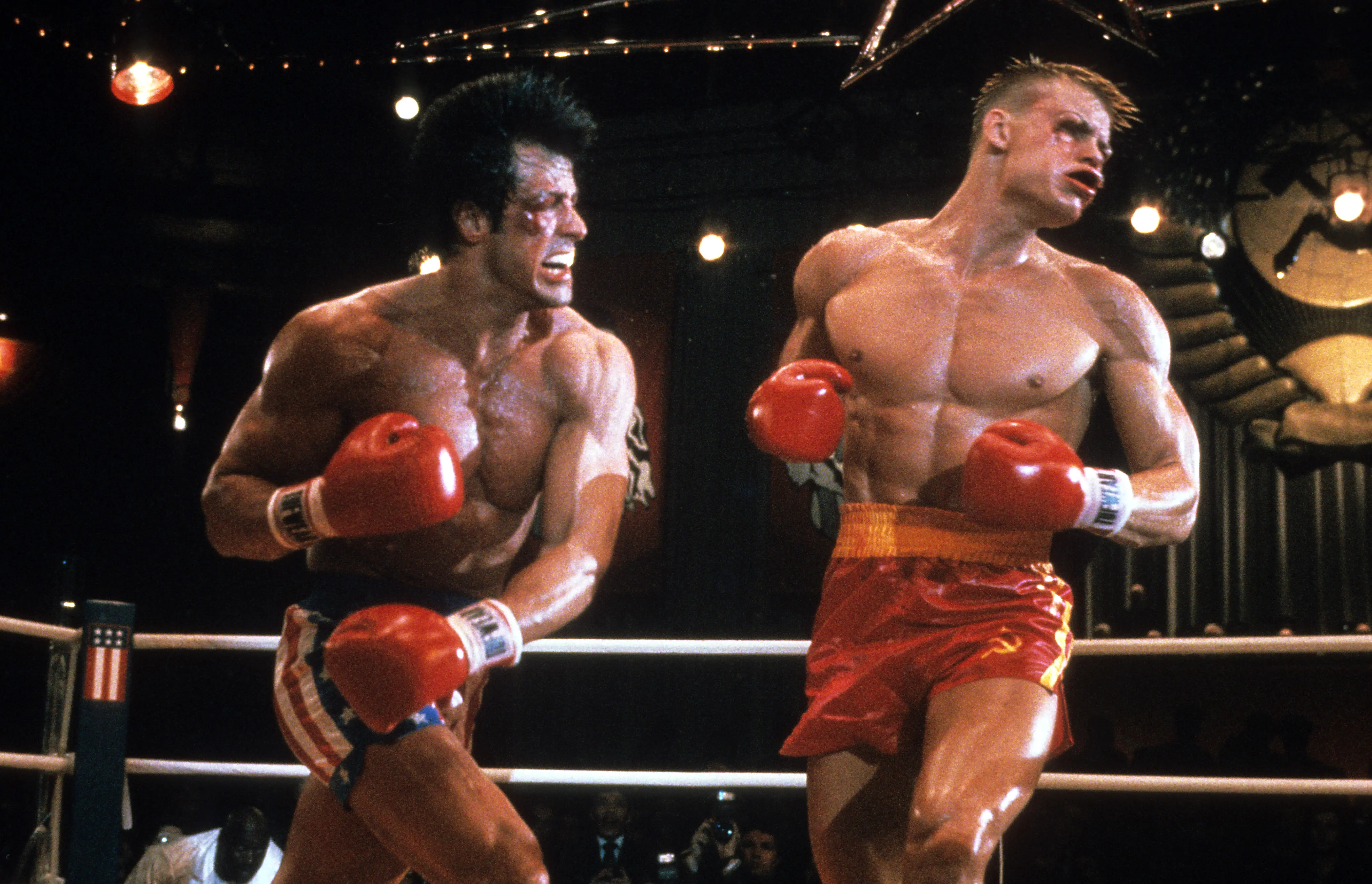 rocky iv fight between rocky and drago 