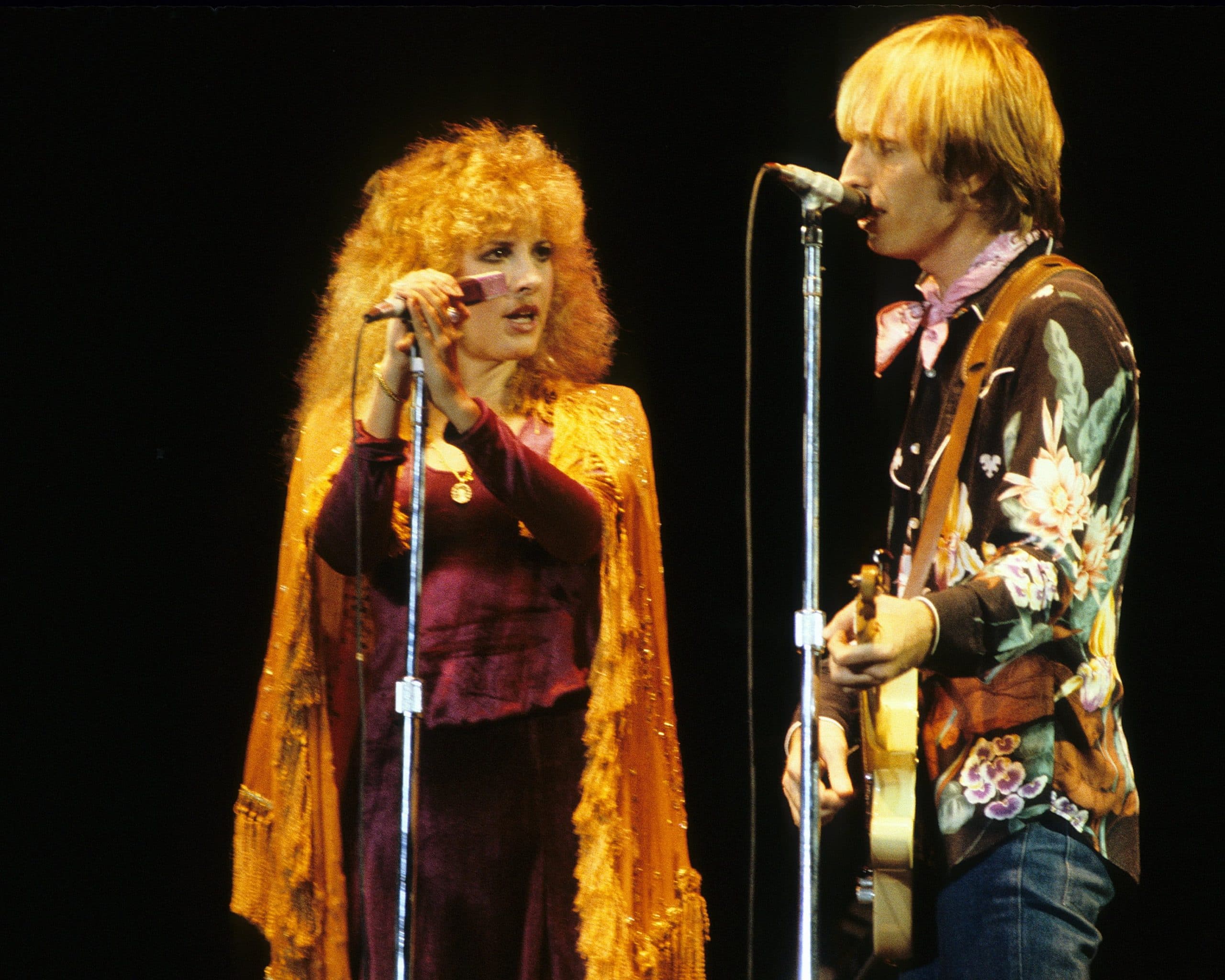 stevie nicks tom petty performing in the 1980s