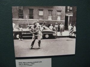 Anyone could easily play stickball, which is derived from lacrosse, in turn derived from a game among America's indigenous