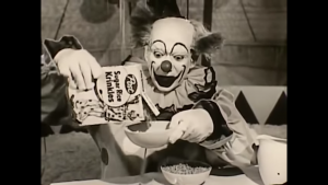 Krinkles the Clown became the mascot for Sugar Krinkles