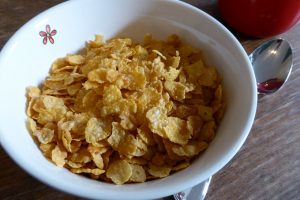 Sugar Frosted Flakes embody the trends among cereals in the '50s succinctly