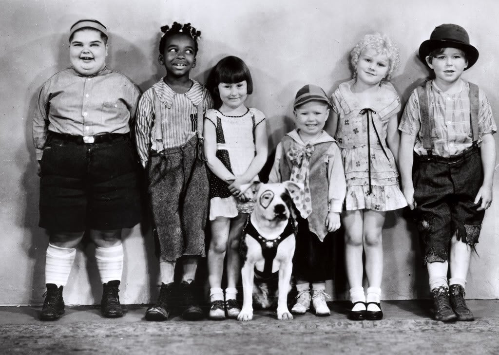 photo of the original little rascals cast