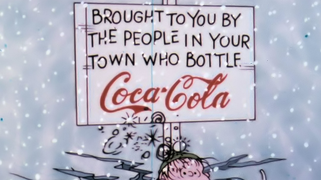 coca cola ad a charlie brown christmas 