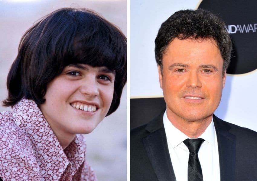 donny osmond then and now 