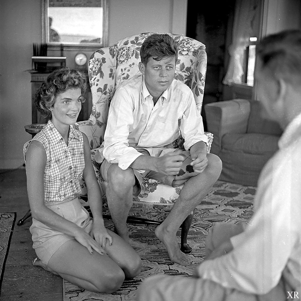 JFK and Jackie Kennedy 