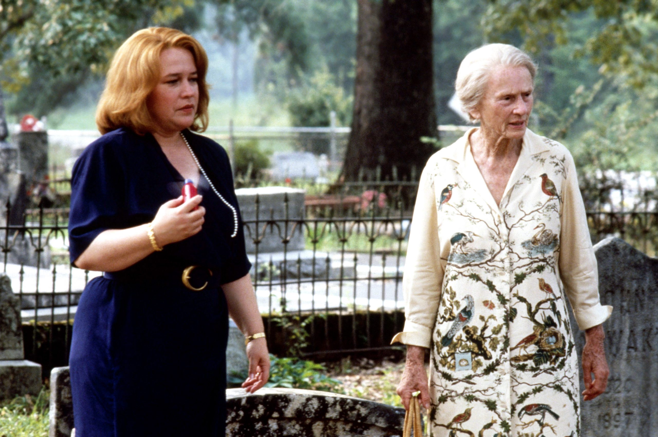 Left to right, Kathy Bates and Jessica Tandy in Fried Green Tomatoes