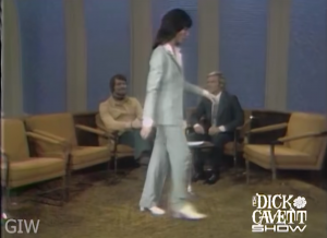 Lily Tomlin promptly left The Dick Cavett Show after Chad Everett's sexist remark