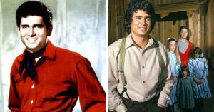 Michael Landon then and after