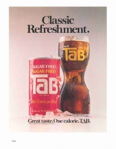 Since its debut in the '60s, Tab drinks gained a loyal but increaasingly niche cult following