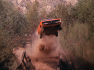 The car from Dukes of Hazzard is famous for outrageous jump stunts