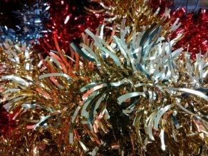 Using tinsel caught on but the material changed