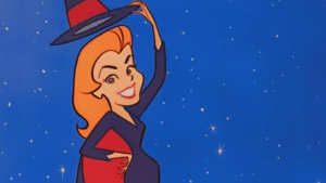Viewers can see the nose twitch during Bewitched's opening credits