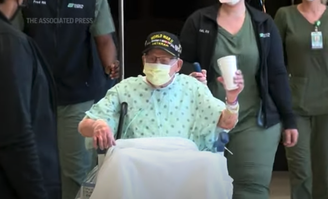 WWII Veteran Beats COVID-19 In Time To Celebrate 104th Birthday