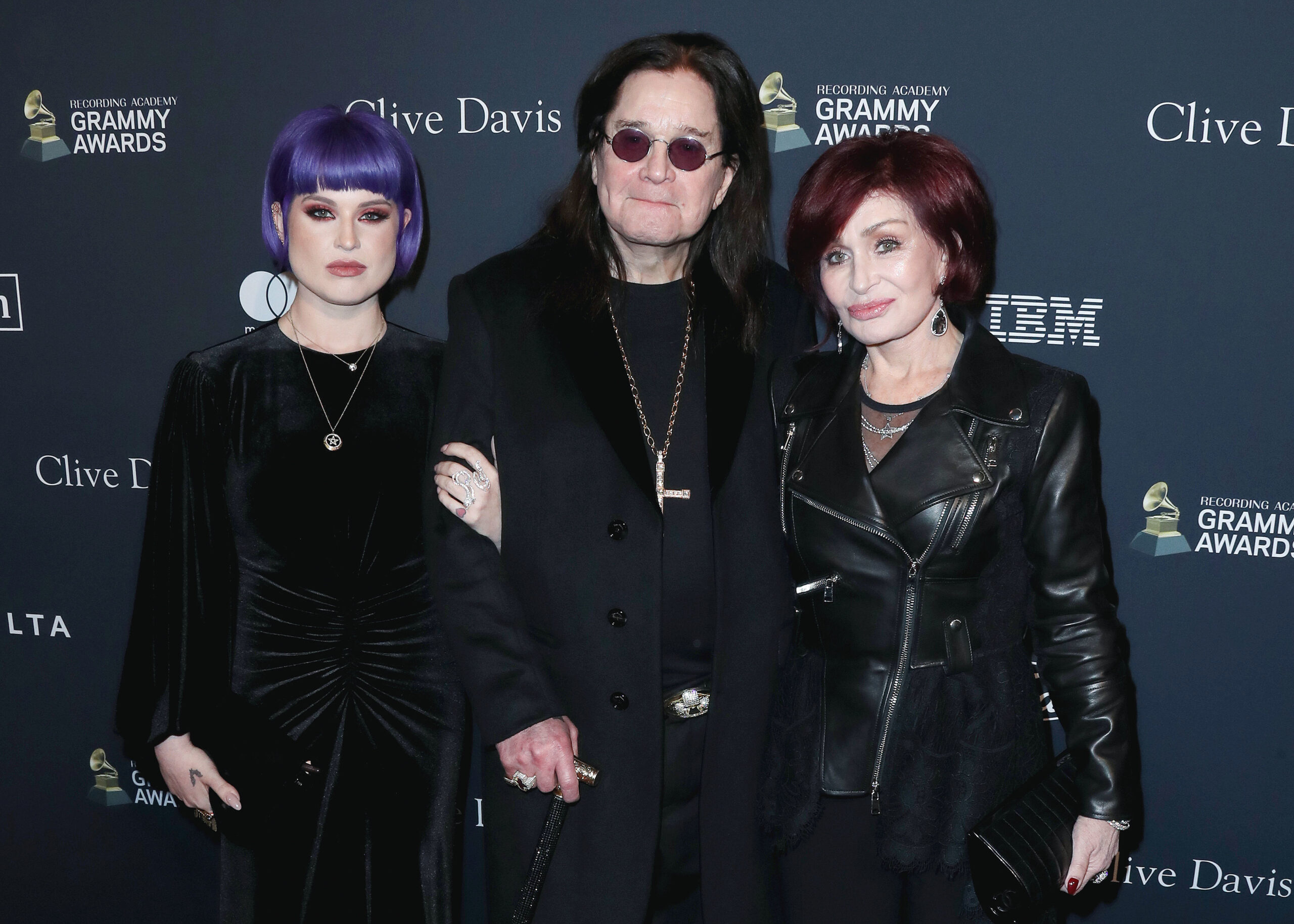 Kelly Osbourne, Ozzy Osbourne and Sharon Osbourne