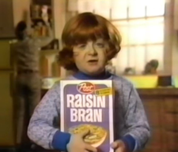 mason reese raisin bran commercial 