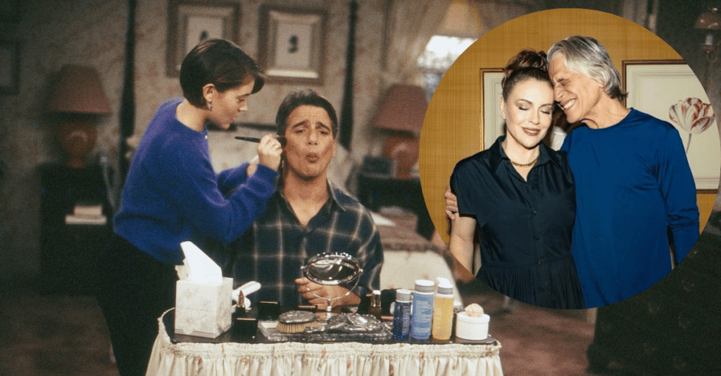 Alyssa Milano Visits Her Tv Dad Tony Danza In Reunion Photos