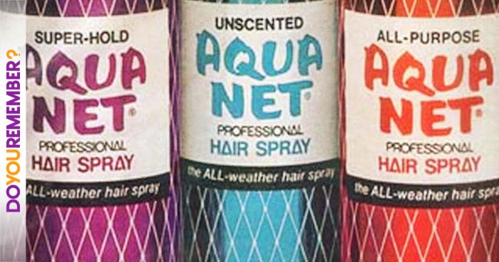 It Wasn't Just Any Hairspray, It Was Aqua Net!