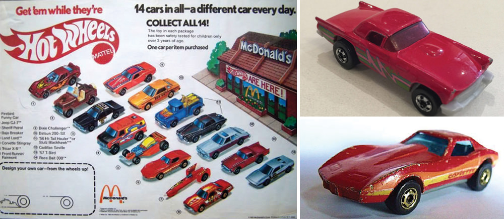 mcdonalds hot wheels 1983