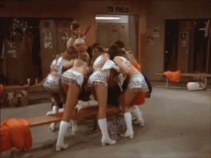 That Time Robin Williams Became the Denver Broncos' First Male Cheerleader  - INTO