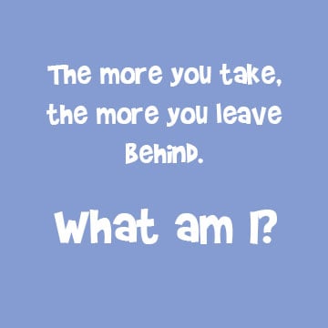 The more you take, the more you leave behind. | DoYouRemember?