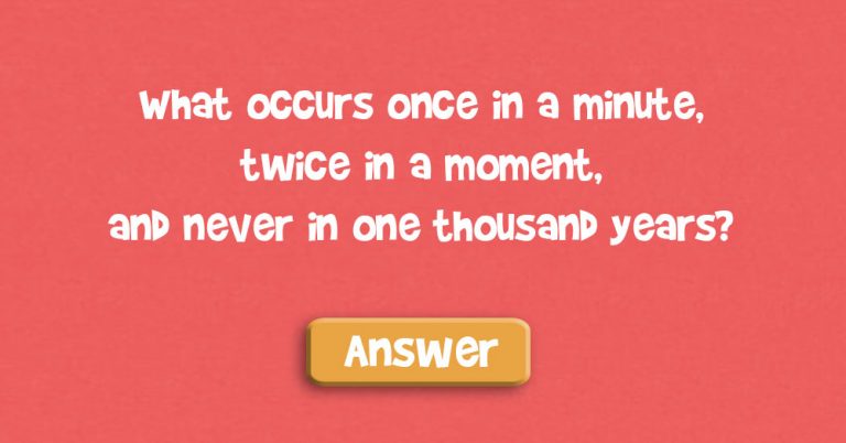 What Occurs Once in a Minute... | DoYouRemember?