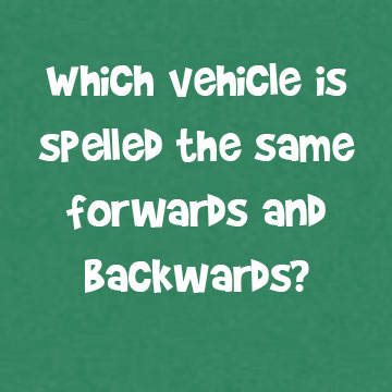 backwards racecar forwards spelled vehicle doyouremember same which