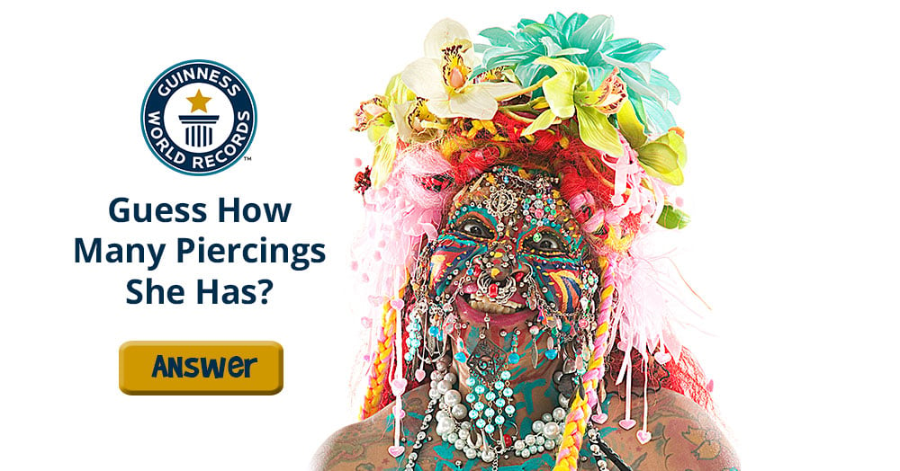 Guinness World Records- Most Piercings