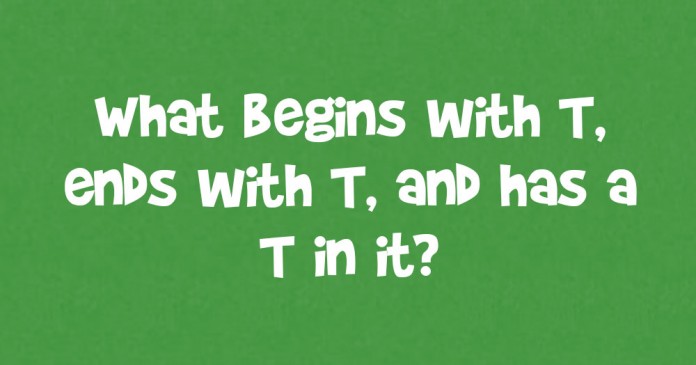 begins with t and ends with t