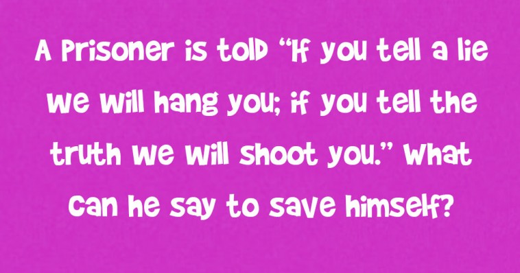 What Does The Prisoner Say To Save His Life? | DoYouRemember?