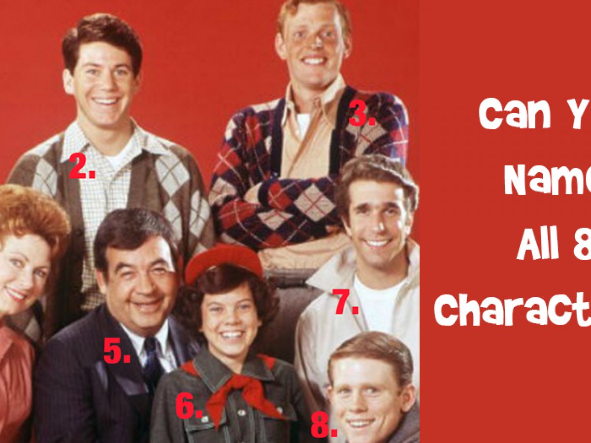 Can You Name All 8 Happy Days Characters Doyouremember