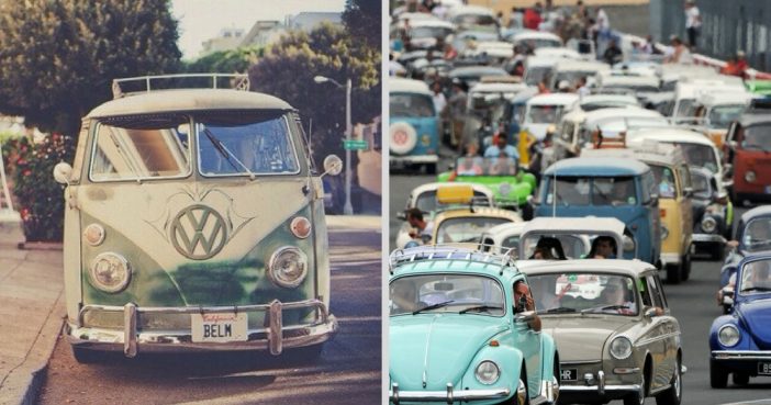 Treffen 2017: Vintage Volkswagen Parade Driving From Canada To Mexico