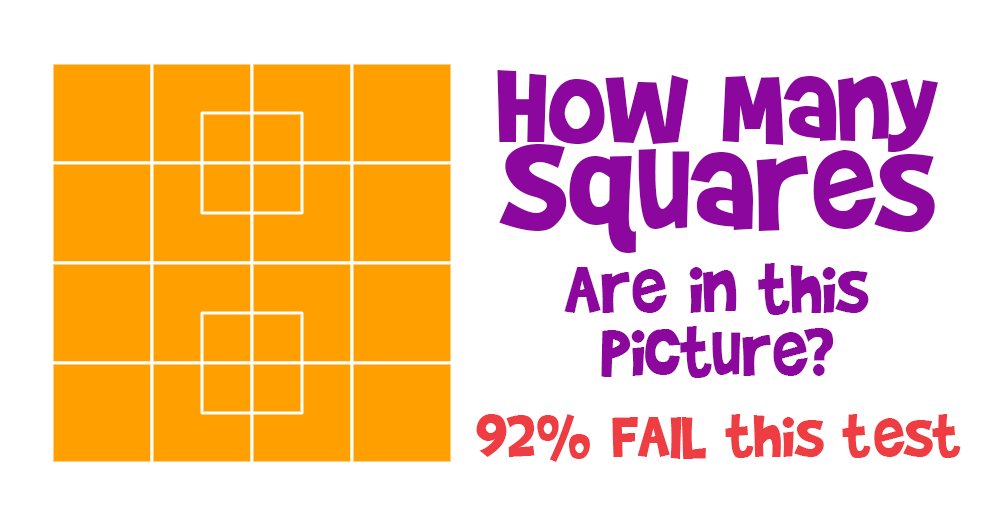 How Many Squares are in this Picture?