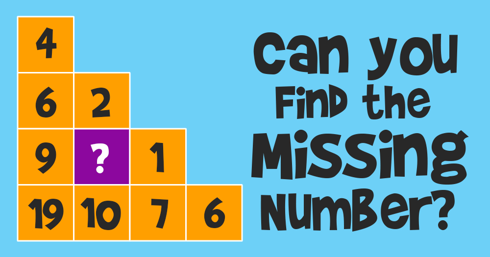 Can You Find The Missing Number DoYouRemember 