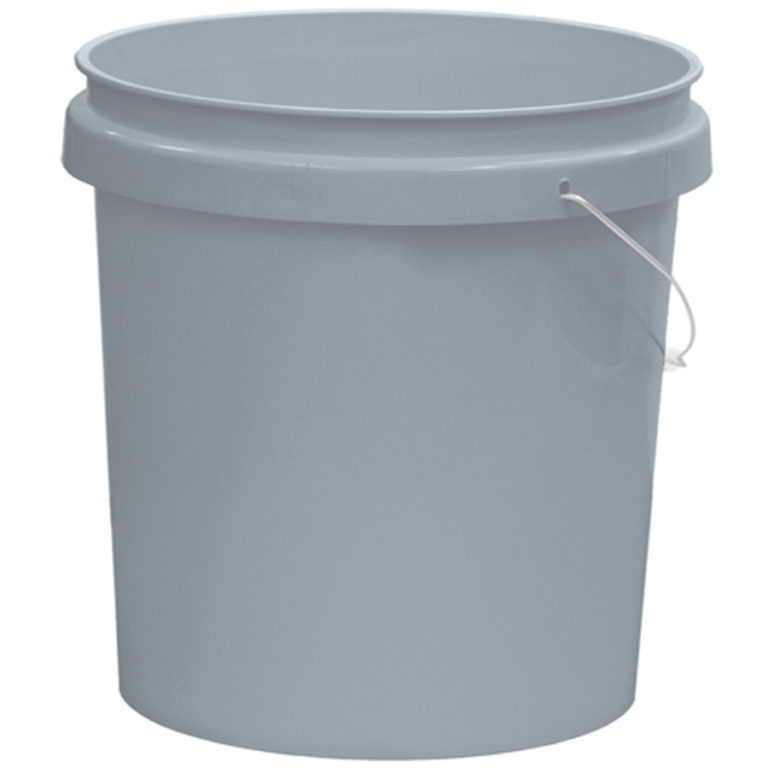 Five-gallon paint bucket to place your feet.