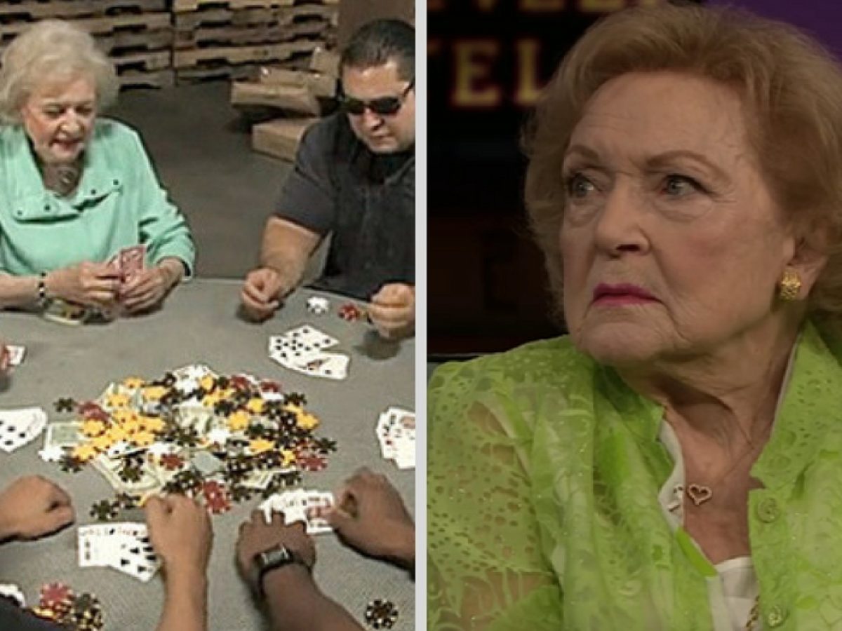 Betty White Revealed That She Is a Fierce Poker Player