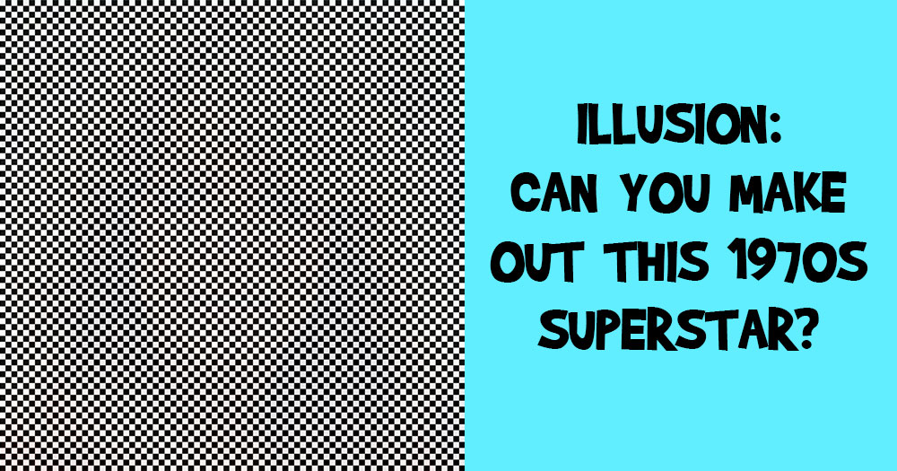 ILLUSION: Can You Make out the 1970s Superstar?