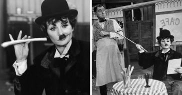 Rare Video: Lucille Ball Plays Charlie Chaplin With Vivian Vance