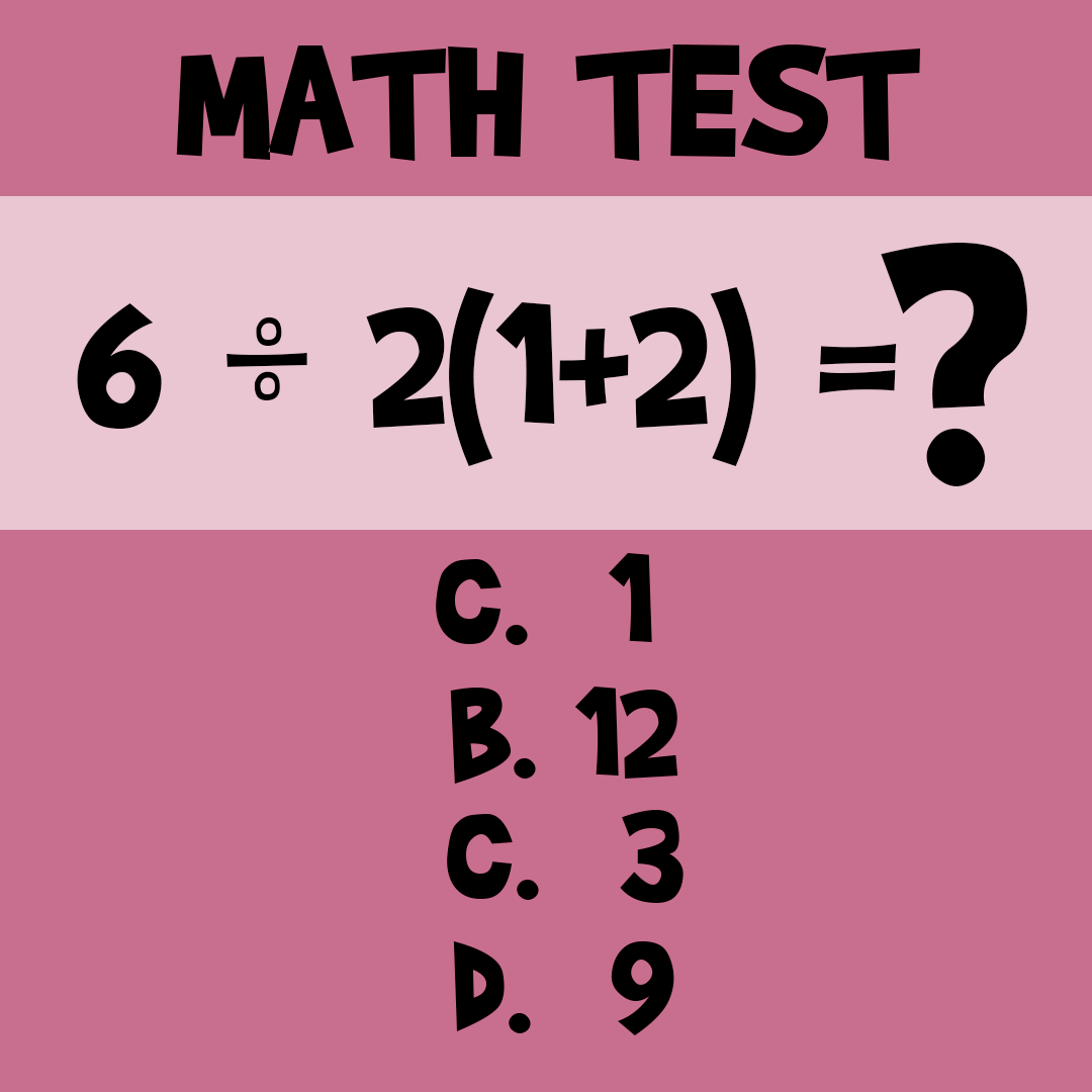 What s The Answer To This SIMPLE Math Problem DoYouRemember 