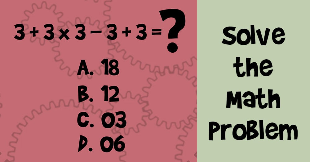 Can You Solve this SIMPLE Math Problem?