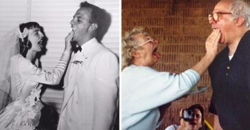 20 Couples Recreate Their Old Photos Proving That True Love Is Forever