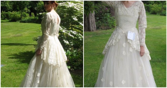 This Vintage Wedding Dress Came With A Heart-Wrenching Note And A Beautiful Story