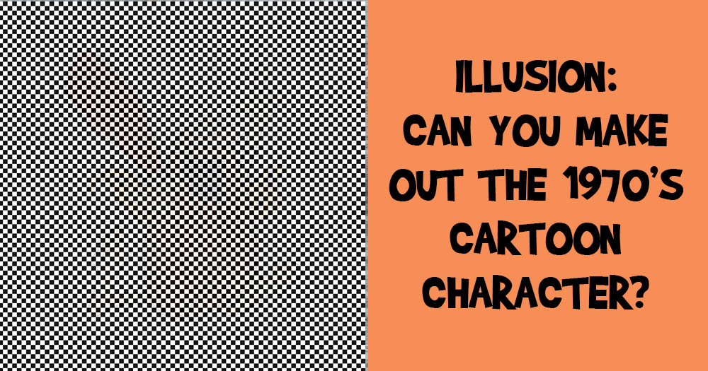 ILLUSION: Can You Make out the 1970s Cartoon Character?