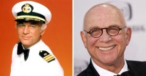 Gavin MacLeod of The Love Boat cast then and after