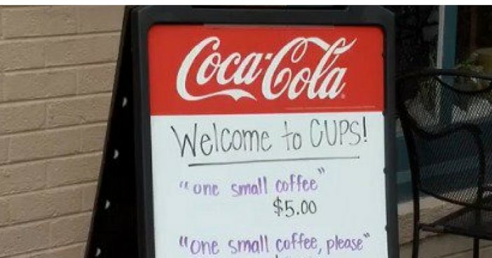 Owner's Brilliant Sign Aimed At Rude Customers, Goes Viral