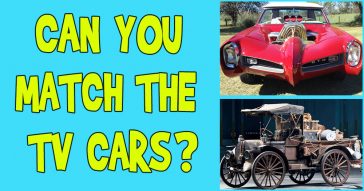 Can You Match The Car To The TV Show?