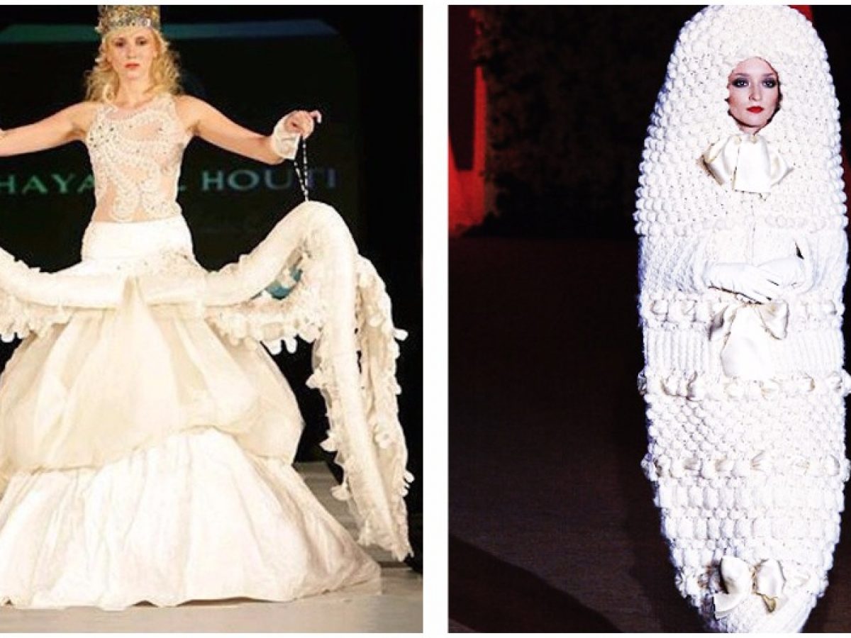 Condom Wedding Dress Adriana Bertini Showcases Her Gowns