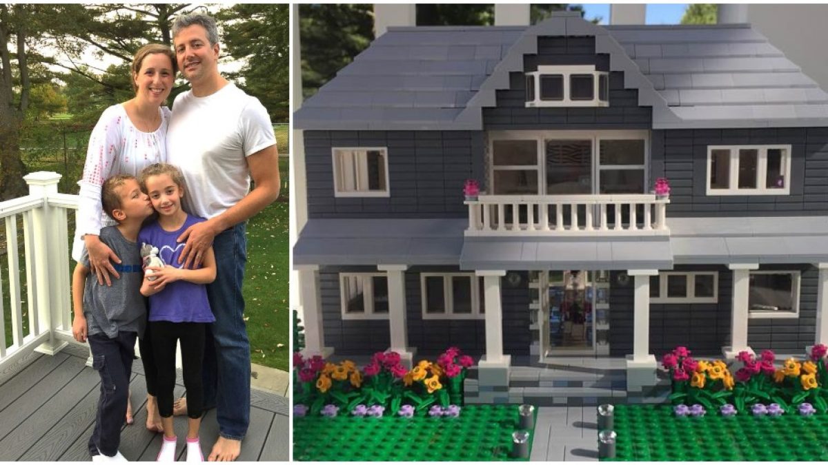 lego replica house