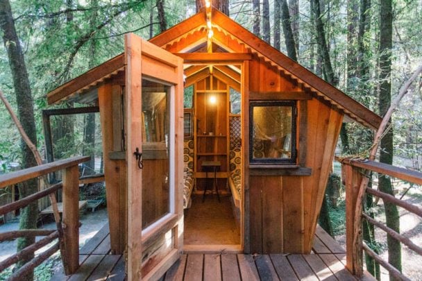 This Tiny Cabin In The Redwoods Is The Perfect Getaway For Peace And ...