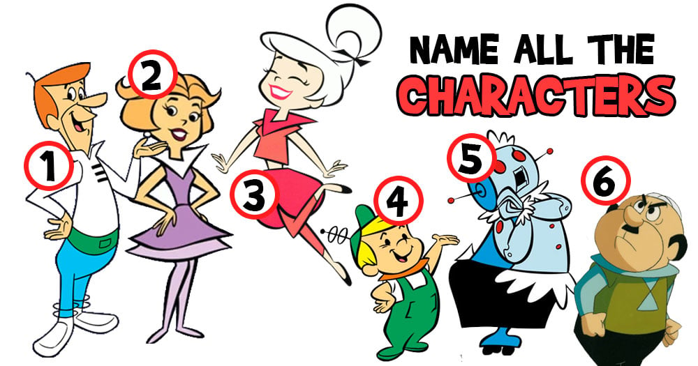 Name all 6 Main Characters from the Jetsons