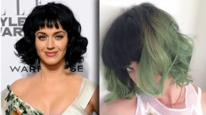 Katy Perry leads by example with green hair